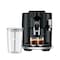 Jura E8 5th Gen Automatic Coffee Machine (Piano Black) Stainless Steel Espresso Machine, Powerful Blending Features Bundle with Glass Milk Container (2 Items)