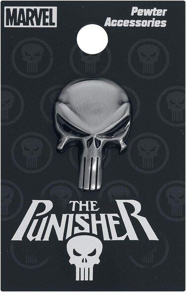 Marvel lapel pin, Pewter