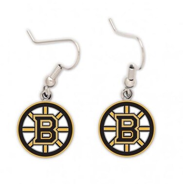 WinCraft Boston Bruins Dangle Earrings