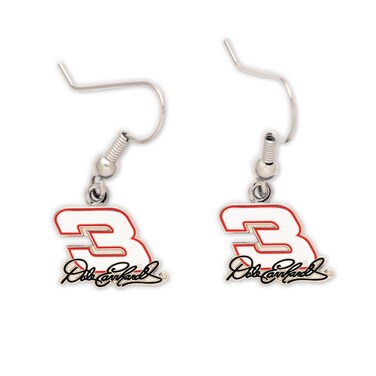 WinCraft NASCAR Dale Earnhardt Earrings Jewelry Card