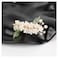 White Flower Hair Barrettes for Women Small Decorative Hair Clips with an Appearance of Blooming Flowers Elegant Hair Clips with Pearls for Prom and Wedding
