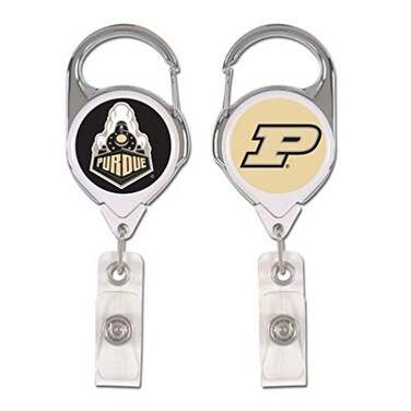 NCAA Purdue University Retractable 2S Prem Badge Holders, Black