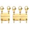 Qulltk Necklace Clasp Layering Jewelry Clasp 18K Gold and Silver Separator for Stackable Necklaces and Chains