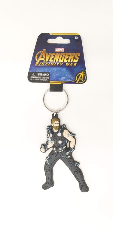 Marvel 68859 Avengers Thor Soft Touch Key Ring, Multi Color