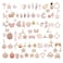 Julie Wang 30pcs Mixed Enamel Pink Charms Pendants for Women Jewelry Making Bulk Necklace Earrings Bracelet Craft DIY Findings