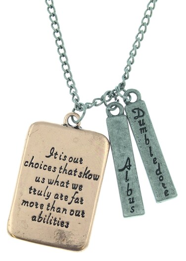 Harry Potter Albus Dumbledore Quote Necklace