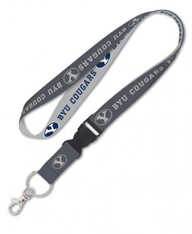 WinCraft Brigham Young Cougars BYU Premium Lanyard Keychain W/Detachable Buckle, 23 inches Long, 1 inch Wide