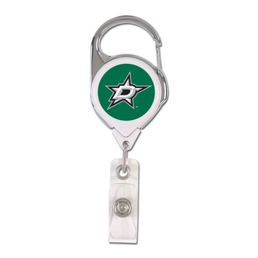 Wincraft NHL Dallas Stars Retractable 2S Prem Badge Holders, Black