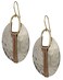 SPUNKYsoul Boho Oval or Round Ethnic Hammered Earring for Women