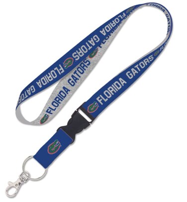 Florida Gators HEATHERED Lanyard w/detachable buckle 1