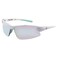 Rawlings Kids Sunglasses for Baseball and Youth Softball Sunglasses - 100% UV Lightweight Poly Lens with Stylish Shield Lenses - White/Mint