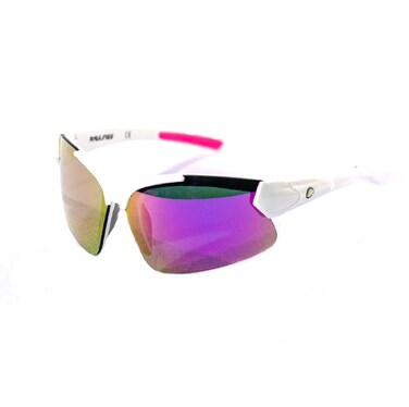 Rawlings Kids Sunglasses for Baseball and Youth Softball Sunglasses - 100% UV Lightweight Poly Lens with Stylish Shield Lenses - White/Pink