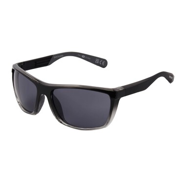 Dockers Men's Jake WRAP Sunglasses, Black to Charcoal, 60 mm