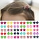 Elesa Miracle 60pcs Baby Girl Mini Hair Claw Clips Flower Hair Bangs Pin Baby Girl Hair Accessories Clips
