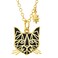 Marvel Captain Goose Inspired Yellow Flash Plated Cat Pendant Necklace