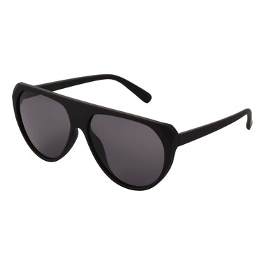 French Connection Women's Minnie Shield Sunglasses, Black, 54 mm