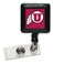 WinCraft NCAA University of Utah Retractable Badge Holder, Black