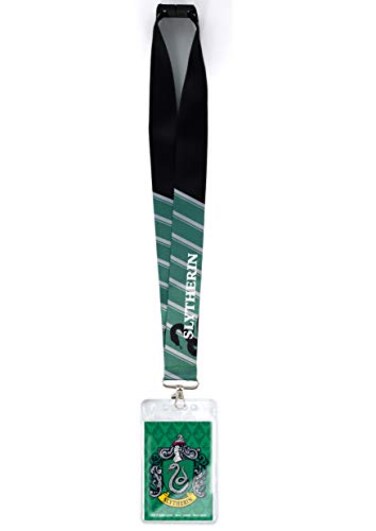 Harry Potter 48484 Slytherin Deluxe Lanyard, Multicolor