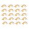 EXCEART 50PCS Slime Charms Set Slime Beads Resin Flatback Charms Craft Buttons for Handcraft Accessories Scrapbooking Phone Case Decor