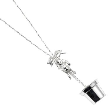 Harry Potter Official Sterling Silver Mandrake Charm Necklace