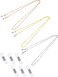 Tatuo 3 Pcs Eyeglass Chains for Women Stylish Glasses Strap Glasses Chain Eye Glasses Holders Around Neck for Sunglasses Gift