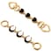 2Pcs Bag Extender Chain Heart Moon Purse Strap Extenders for Handbags Purse Extender Chain Gold Chain Purse Strap Replacement Black Purse Accessories Bag Charms for Handbags Purse Making Supplies