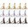 Outus 15 Pieces Retro Adornment Eiffel Tower Keychain Key Ring