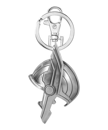 Marvel Thor Ragnarok: Thor Helmet Pewter Key Ring Novelty Keyring Multicolor, 3