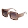 French Connection Women's Nicola Sunglasses Square, Taupe, 54mm