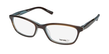 kensie SURPRISE Eyeglasses 45 Feathered Brown