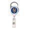 Wincraft MLB New York Mets Retractable 2S Prem Badge Holders, Black