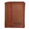Rawlings Baseball Stitch Trifold Wallet Brown