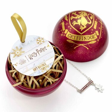 Official Harry Potter Gryffindor Bauble with House Necklace