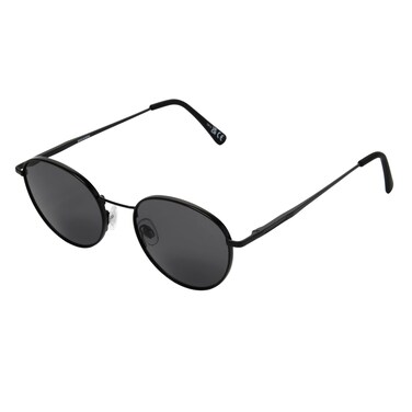 Dockers Men's Elliot Sunglasses Round, Black, 51mm