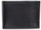 Dockers Men's Bifold Leather Wallet-Thin Slimfold Extra Capacity, Deep Black, One Size