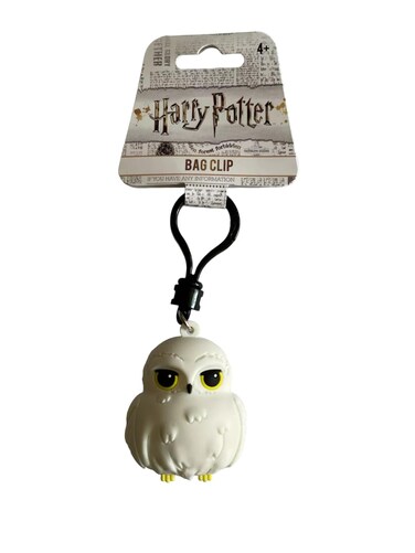 Harry Potter Kawaii Hedwig Owl 3D Foam Key Ring Key Accessory