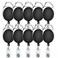 selizo 10pcs Retractable Badge Holders Retractable ID Badge Clips Badge Reels Retractable with Carabiner Reel Clip