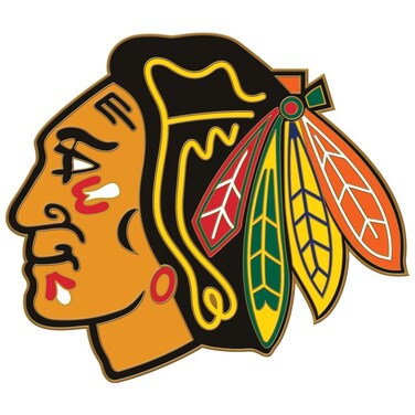 WinCraft NHL Chicago Blackhawks 43042081 Collector Pin Jewelry Card