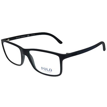POLO RALPH LAUREN PH 2126 5505 Matte Black Plastic Rectangle Eyeglasses 55mm