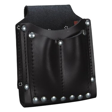 Klein Tools 5145 Utility Pouch, 3-Pocket, Leather