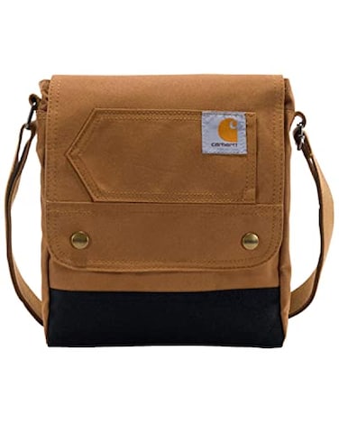 Carhartt Unisex Snap Crossbody Bag Brown One Size