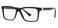 Versace VE 3328 GB1 Black Plastic Rectangle Eyeglasses 56mm