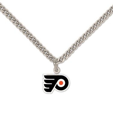NHL Philadelphia Flyers Necklace with Charm Clamshell