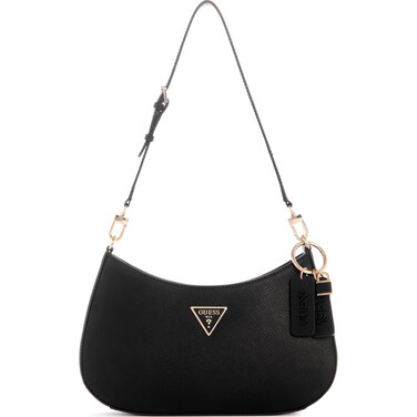 GUESS Noelle Top Zip Shoulder Bag, Black
