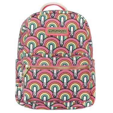 Seven Times Six Despicable Me Minions Artist Series Rainbow Mini Canvas Backpack