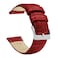 BARTON WATCH BANDS, 12mm Crimson Red - Alligator Grain - Quick Release Leather Watch Bands