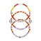 FOCO Unisex Adult NFL Team Logo Officially Licensed 3-Pack Beaded Friendship Bracelet, Gems