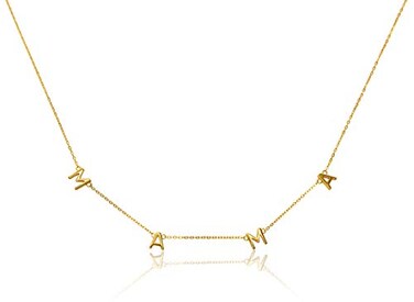 Benevolence LA Mama Necklace, Gold Dipped Fashion Jewelry   Gifts for New Mom   Gold Mom Necklace   Birthday Gifts   Travel Accessories for Women, Designed in California