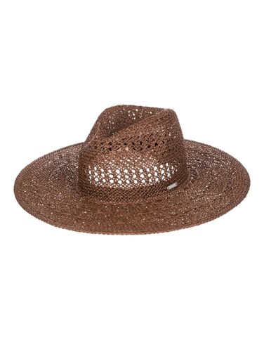 Roxy Women's Beach Straw Sun Hat, Root Beer