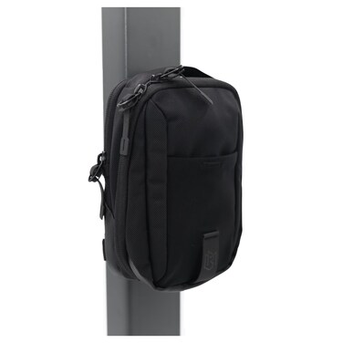 Magnetic Bag Company - Black Crossbody Bag Sling Chest Bag for Men and Women   Magnetic Gym Bag for Gym, Travel, Work, and Sports   Keep Your Items Off the Dirty Gym Floor with Magnetic Attachment
